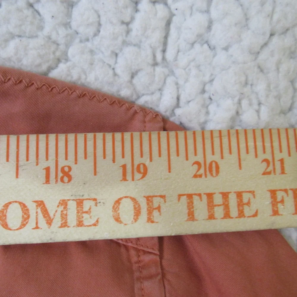 Faconnable Aviation Cadet Cotton Orange‎ Button Up Shirt